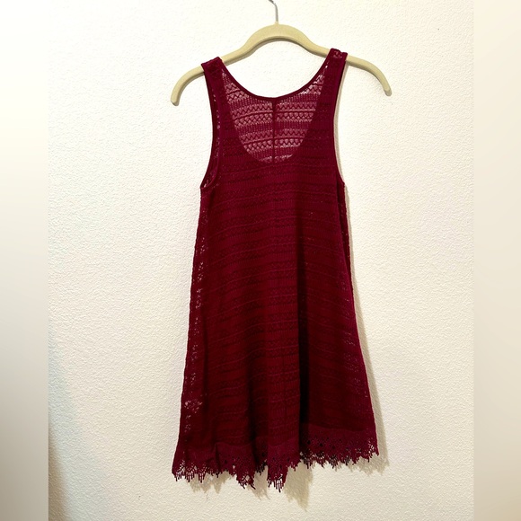 GUC MUDD Open Knit Boho Cover Up Dress - Picture 2 of 6